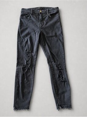 J Brand “Alana” High-Rise Crop Skinny Jeans